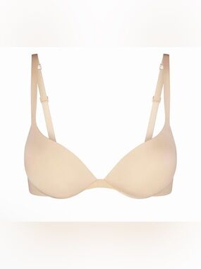 NWT SKIMS ULTIMATE PUSH UP PLUNGE BRA 30B SAND